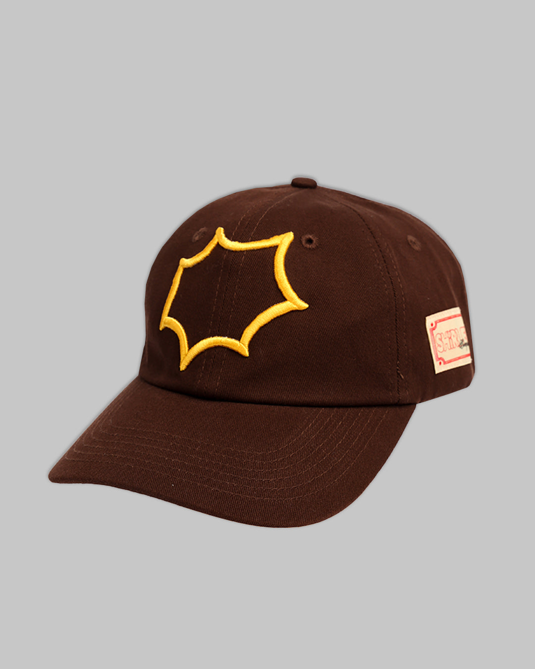 “Patch” Cap - Brown / Gold