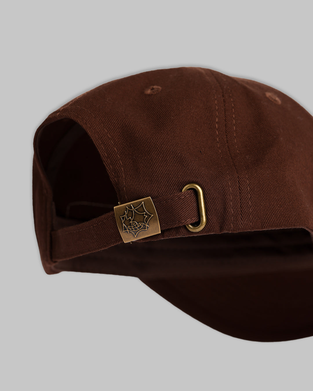 “Patch” Cap - Brown / Gold