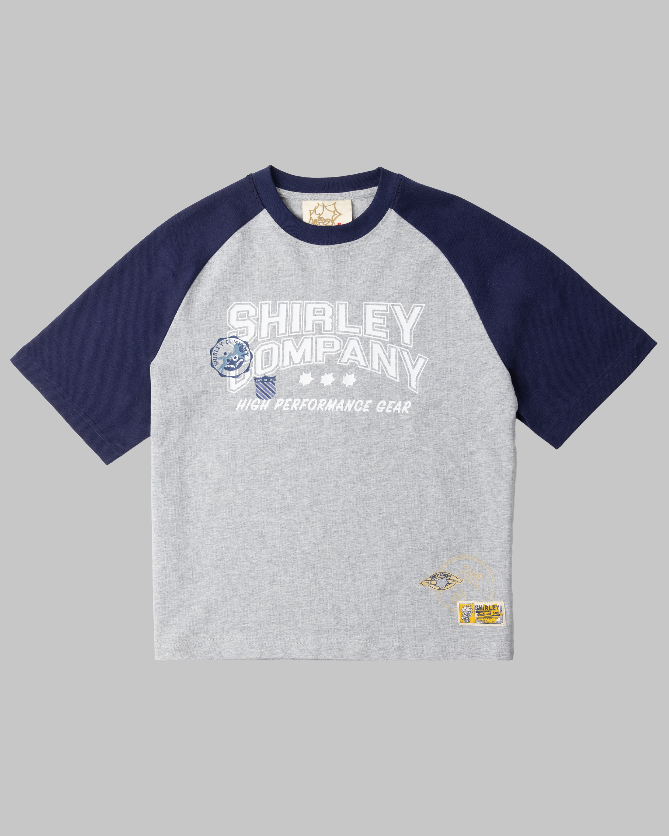 "Badges" Raglan Tee